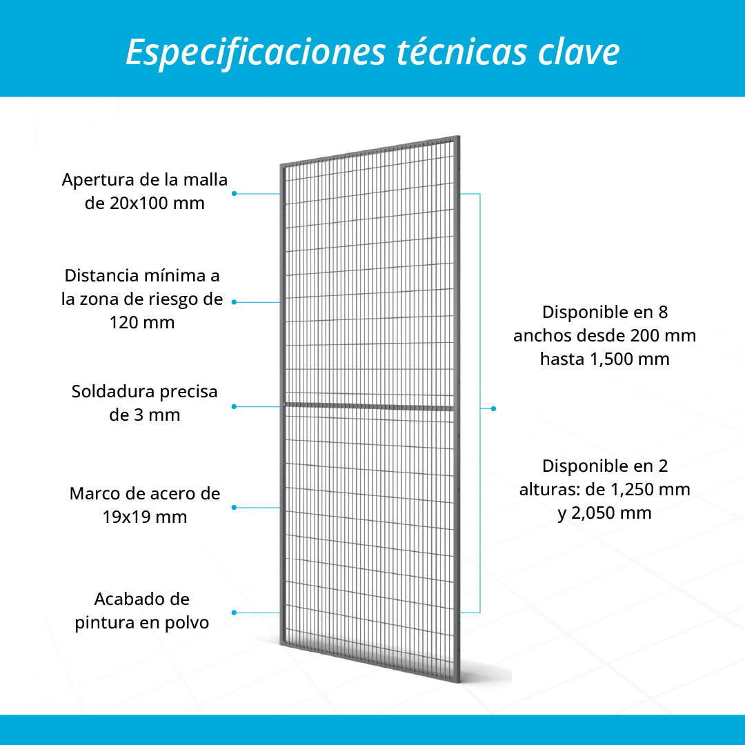 ColseinSAS's tweet image. 🔒 El panel de malla ST20 de Troax es la solución ideal para proteger al personal y cumplir con las normativas internacionales de seguridad.

👇 Desliza para descubrir cómo funciona y por qué es esencial en tu planta.

#SeguridadIndustrial #PrevenciónDeRiesgos #Troax #ST20