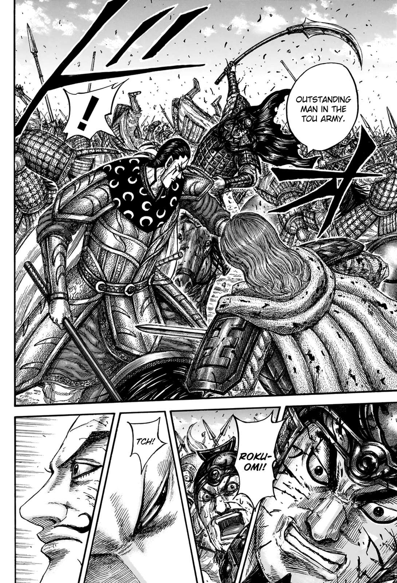 NicolasMagno31's tweet photo. #kingdom852
#kingdom_manga
A fandom de Kingdom subestima tanto Roku'omi que ninguém ia imaginar que ele que herdaria o exército do Tou/Ouki se ele se aposentasse ao invés do Shin
Pô, o cara 30 anos de guerra nas costas, que vive duelando com Grandes Generais, 1º em comando https://t.co/q8Zyi4nohL