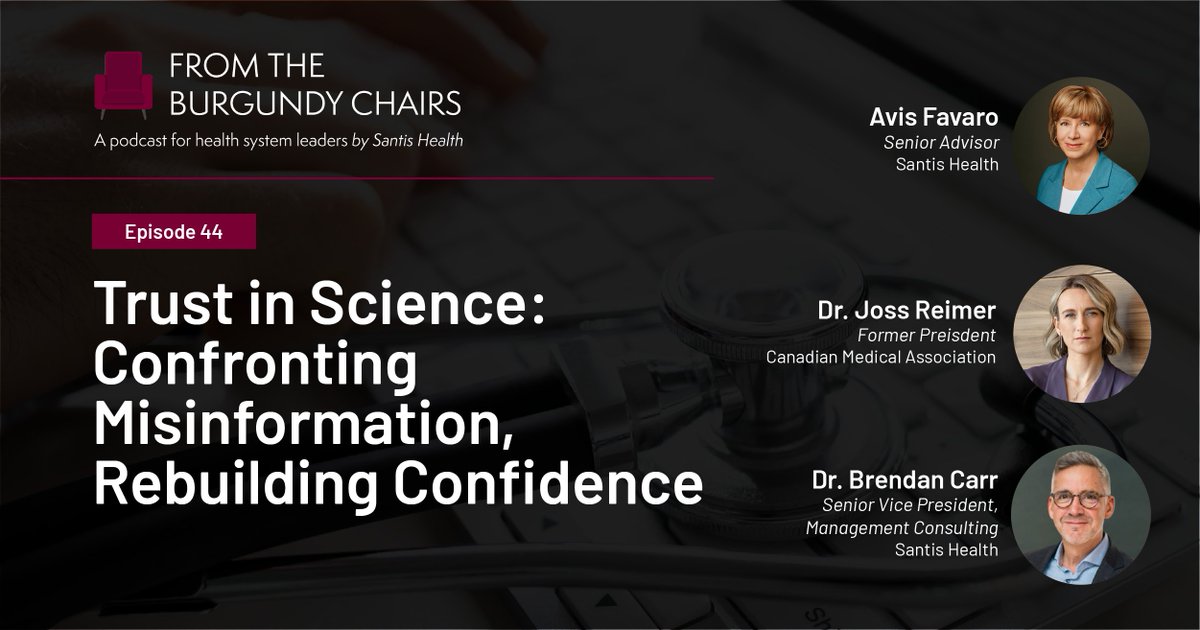 Trust in public health is eroding — and misinformation is spreading faster than ever.

In our latest podcast, Avis Favaro sits down with Dr. Brendan Carr and Dr. Joss Reimer to discuss what’s behind the decline and how we can rebuild confidence in science and care.

🎧 Listen