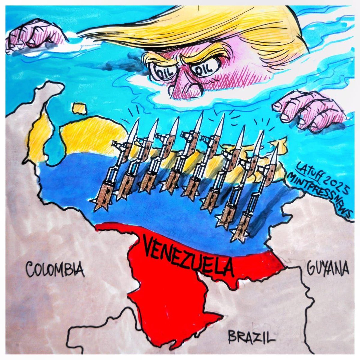 Having in the past said it would be “cool” to invade Venezuela and referring to the country as “really part of the United States”, the Trump administration is now escalating efforts to invade Latin America – targeting a nation that holds the largest oil reserves in the world.