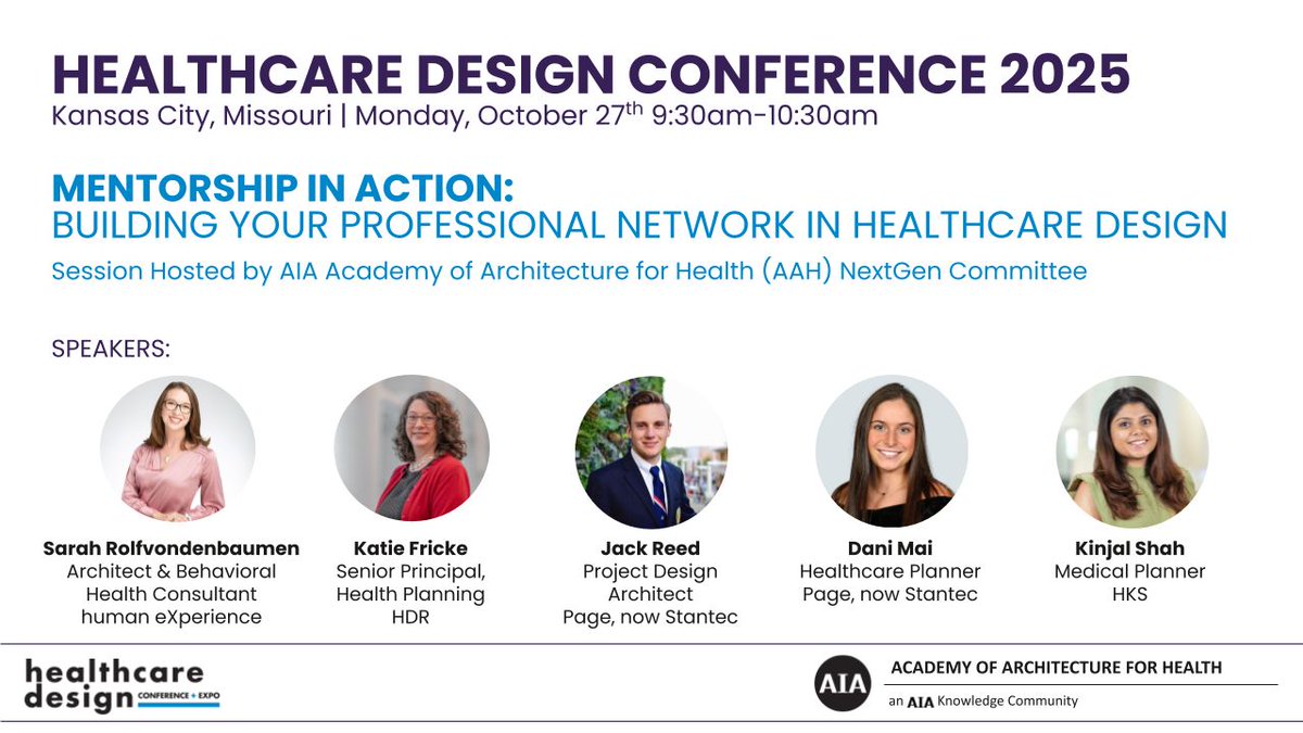 Learn the essentials of building mentor relationships, how to identify the right mentors, establish clear roles and expectations, &amp; nurture connections. <a href="/HCDMagazine/">Healthcare Design</a> #HCDcon tinyurl.com/5n8wybb6