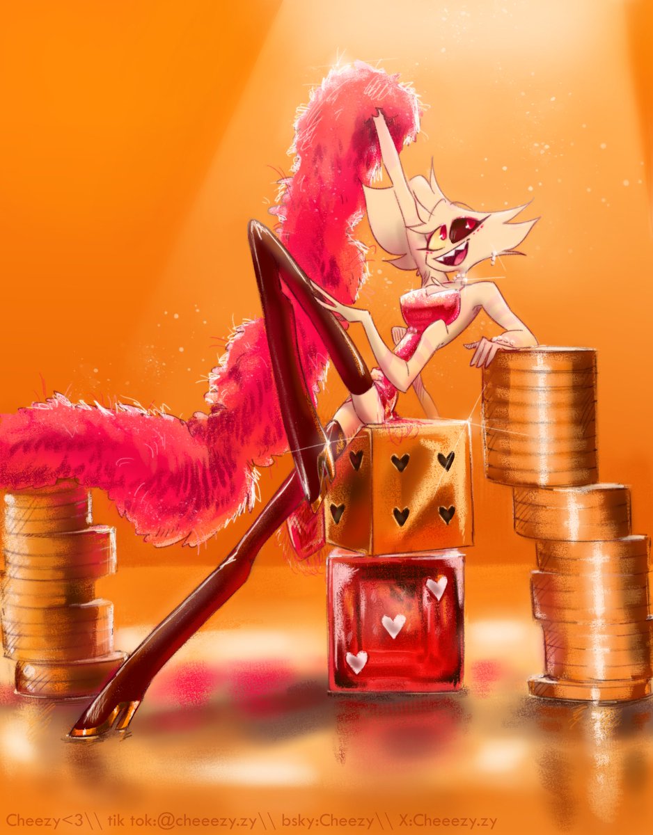 👄🍷🎲💸

#HazbinHotel #angeldust #huskerdust