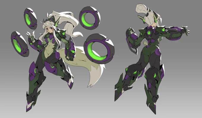 Thank you for all the love on this! Here's the full character design for her