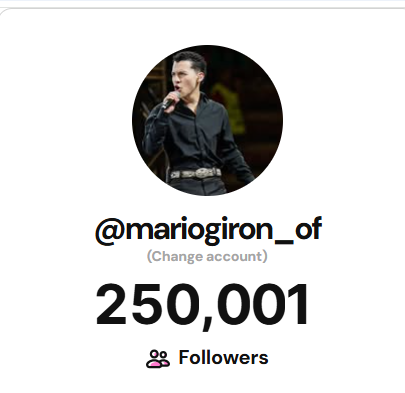 ¡Felicidades! Mario Girón Ya Cuenta Con 250K En IG