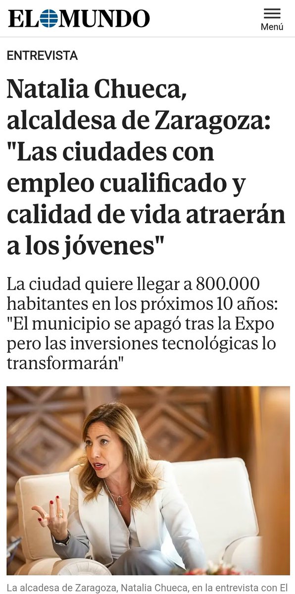 Yo no quiero una Zaragoza de 800.000 habitantes en una absurda competición que deje Aragón como un yermo.
No necesito una Ciudad asfixiante, inhumana, sin otra identidad que el consumir hasta morir.
Quiero una Ciudad verde, con buen transporte público, de aceras y bancos en los