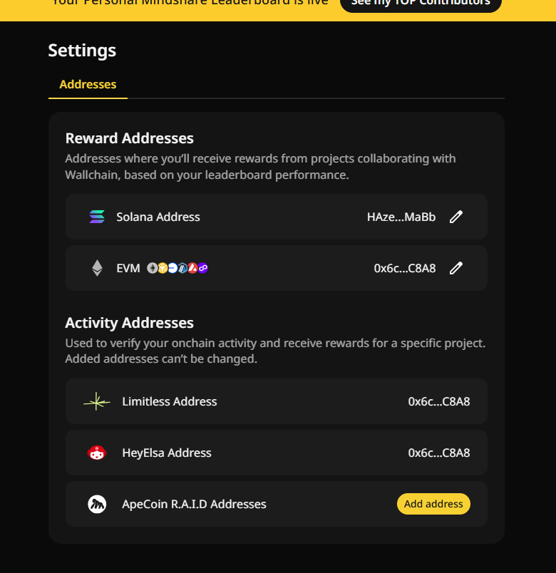gQuack
I've seen a few accounts mention that something could be brewing with <a href="/wallchain_xyz/">Wallchain Quacks</a> 

In one of my past posts I gave some YAPline spaces alpha where a Wallchain Team member hinted at an NFT.

I've just double-checked I have my wallets set up on the dashboard -> It might