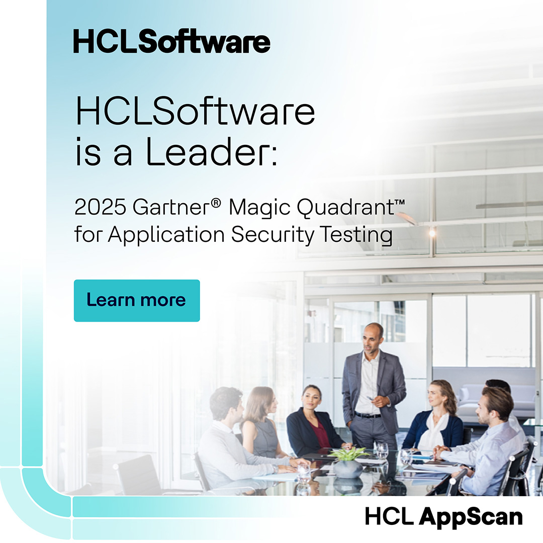 AppScanHCL's tweet image. @HCLSoftware is once again a Leader in the 2025 Gartner® Magic Quadrant™ for #ApplicationSecurityTesting.
It's our third time in five years, and we believe it highlights our dedication to innovation & delivering trusted, AI-powered solutions.
🔗 hclsw.co/33k98d