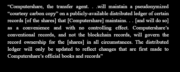 we can't let crypto be a Theranos type story 

people are buying ETH and SOL because they believe these chains will be "settlement layers" for tokenized stock

but currently, this is not happening nor legal 

we must fix it 

🖖😎