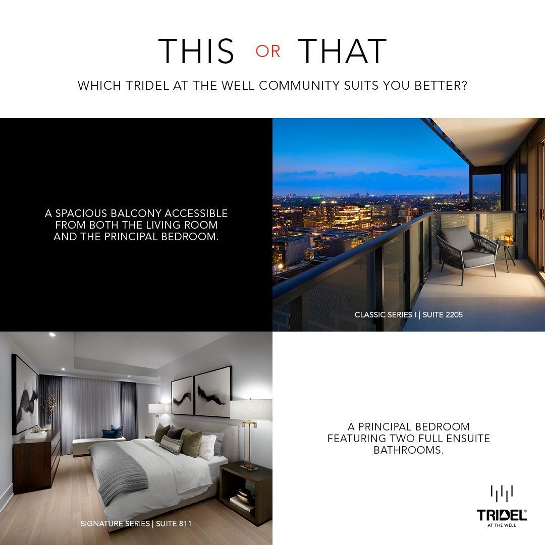 At The Well, every lifestyle finds its place. Choose from the Classic Series, offering a range of modern 2- and 3-bedroom residences, or step into the Signature Series, where expansive layouts and elevated design define downtown luxury living.

Explore thoughtfully designed
