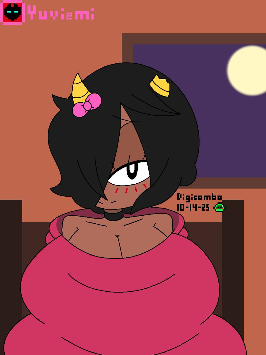 Here's <a href="/yuviemi/">yuvi</a> wrapped in a blanket ^-^

Yuvi when she gives you the 😏

Original design- <a href="/Funnydespair1/">Yuri (Fubby) 🐧</a>

#yuvussy