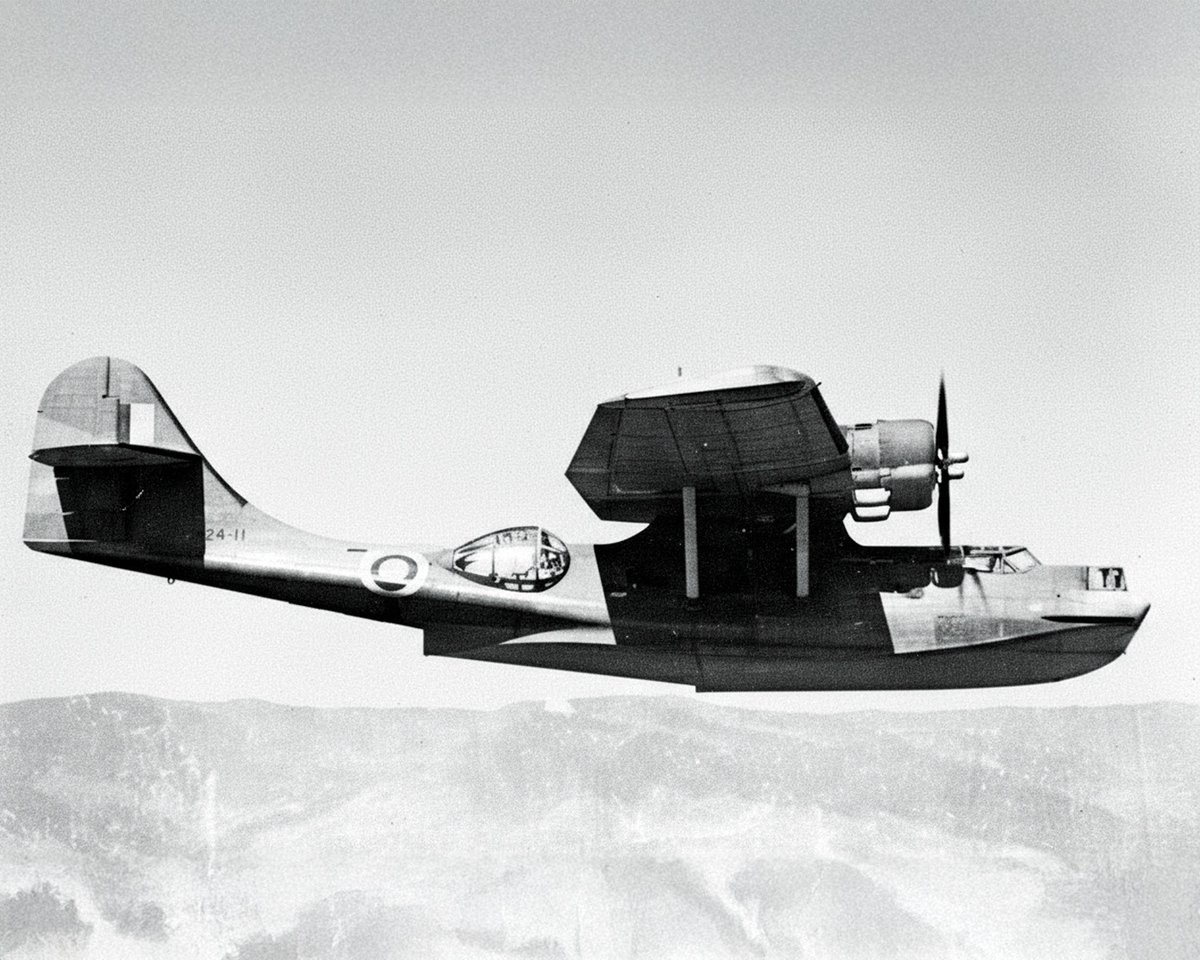 sentandoapua's tweet photo. Aeronave de patrulha Consolidated PBY Catalina da RAAF, 1941
#aviação #militar #historia #WWII #Patrulha #Austrália #PBY https://t.co/WFJGbbUoF7