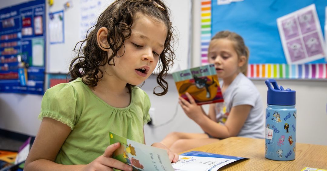 Kindergarten readers are taking big steps! With a new set of decodable books, students can practice each phonics skill through simple, engaging stories—often reading independently within the first months of school! 

#MinnehahaAcademy #MyMinnehaha #Minneapolis #PrivateSchool