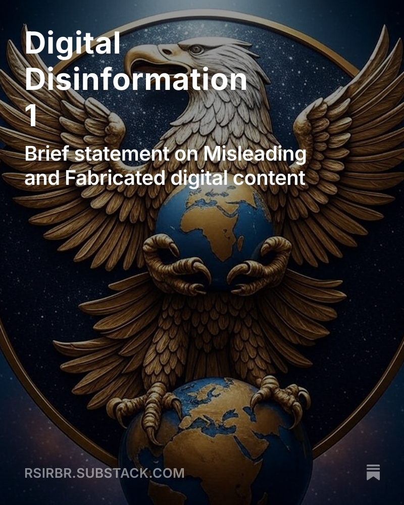 RSI_RBR's tweet photo. Digital Disinformation 1 
Brief statement on Misleading and Fabricated digital content
https://t.co/3i3i9UkVM8 https://t.co/R6yMUsftHp
