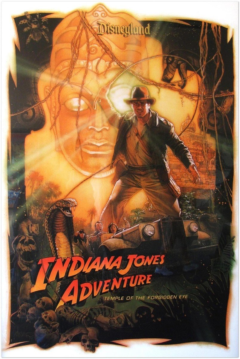 Lest we forget that Struzan, the poster GOAT himself, also created the poster for the GOAT attraction.
