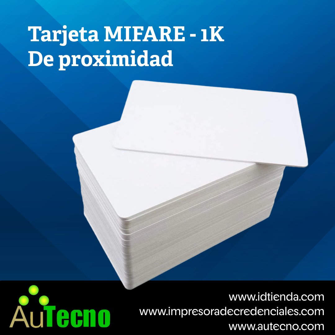 Autecno's tweet image. Tarjetas #MIFARE de proximidad a precio especial
- Hasta agotar existencias
- Visita aqui: impresoradecredenciales.com/.../cardmark-t…...