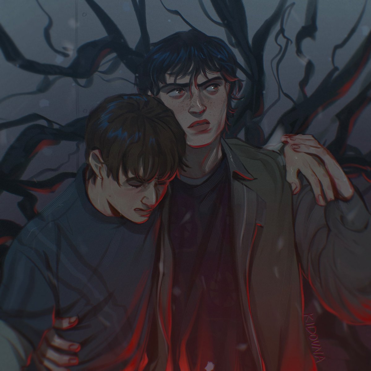 kidovna's tweet image. manifesting a rain/lake scene 🕯️#byler
