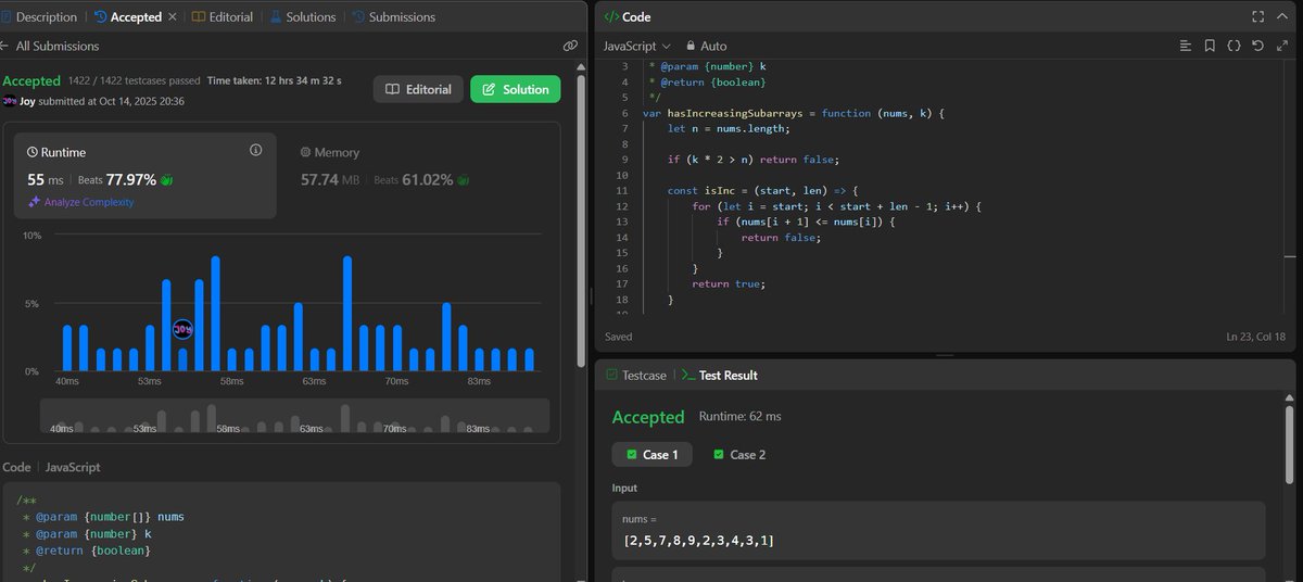blaq_coder's tweet image. Day 16/100 of #100DaysOfCode
✅ Solved 2 LeetCode problems
✅ Worked on my personal project (update on that tomorrow).