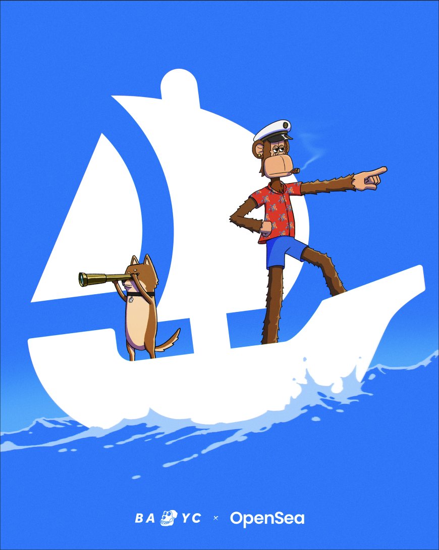 BoredApeYC's tweet image. The Yacht Club’s back with @OpenSea.
Feels right.🏴☠️