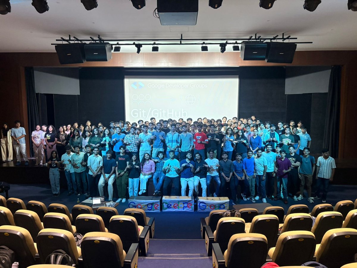 gdscmuj's tweet image. On 9th October, Google Developer Groups on Campus MUJ hosted a Git and GitHub Workshop where over 180 participants learned the basics of version control, collaboration, and open source contribution through hands on practice.
