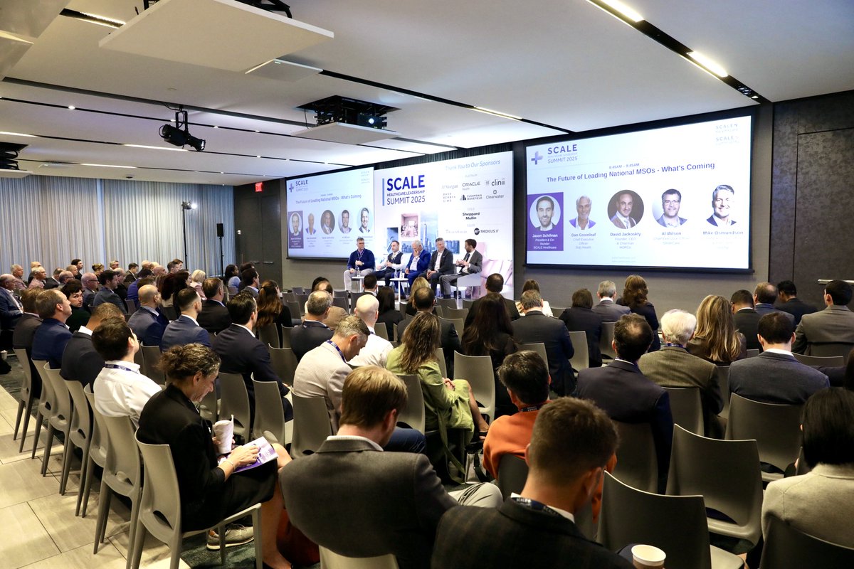 ScaleHealthcare's tweet photo. SCALE Healthcare Leadership Summit 2025 is in full swing! Insightful panels, forward-thinking discussions, and big ideas- all coming together to explore new opportunities in healthcare.
#SCALECommunity #Healthcareleadership #JPMorgan https://t.co/BWzJkviQPE