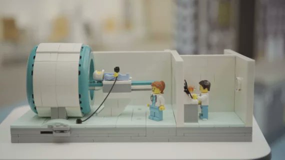 mhjrad's tweet image. Apparently Lego has donated over 10,000 of these MRI playsets to hospitals to help reduce anxiety in children getting MRIs