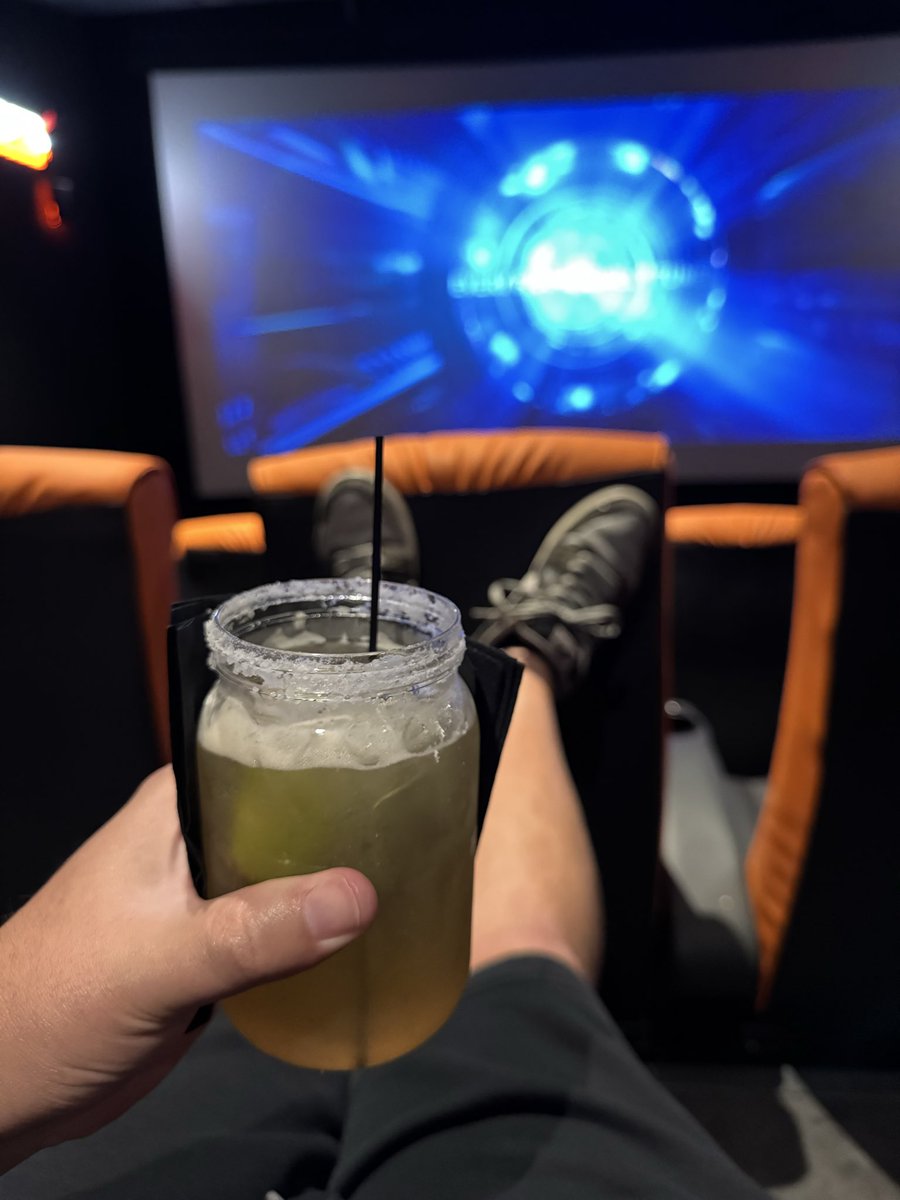 It’s 4:19 pm, I’m sitting in the IMAX with the theatre all to myself, margarita in hand WITH a salted rim, about to watch Tron — and I just said to myself out loud, “You used to dream of this life kid.”

Feeling grateful.