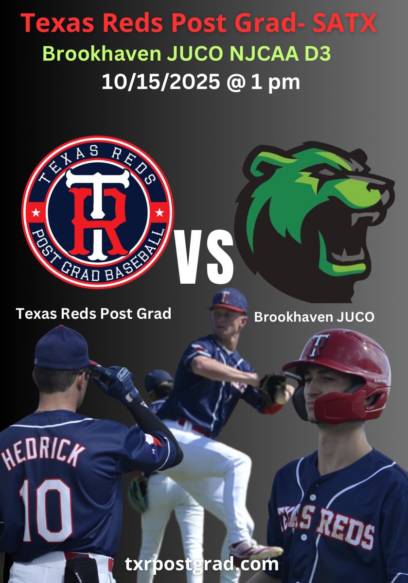 Texas Reds Post Grad - SATX (@TexasRedsPG) / Posts / X
