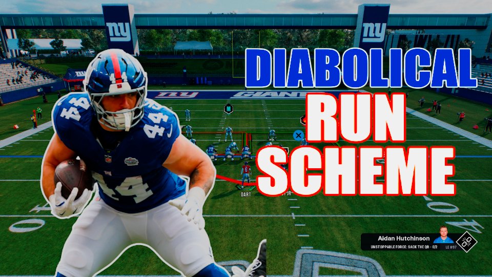 TheAce6578's tweet photo. Diabolical Run Scheme in Madden 26 is How to Run Better in Madden 26! https://t.co/UOkiEkESHG via @YouTube https://t.co/o4U2Mq9zDx