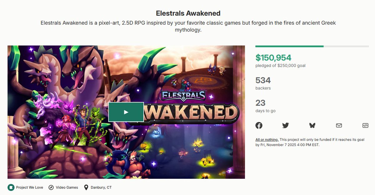 aDrive (@adrive_tk) on Twitter photo Stoked to see that <a href="/Kickstarter/">Kickstarter</a> tagged us as a "Project We Love"
Off to an incredible start! Over $150,000 raised in about 6 hours. Can we fund on day 1?
Check out Elestrals Awakened: elestra.ls/aDriveAwakened Stoked to see that <a href="/Kickstarter/">Kickstarter</a> tagged us as a "Project We Love"
Off to an incredible start! Over $150,000 raised in about 6 hours. Can we fund on day 1?
Check out Elestrals Awakened: elestra.ls/aDriveAwakened