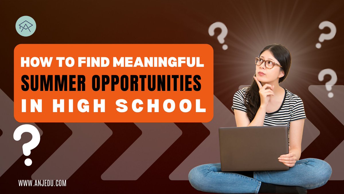 Summer is a time to explore, not perform. The most valuable opportunities help students grow in ways that align with who they are—not just what looks impressive.

Read the full post here: anjedu.com/blog/how-to-fi…