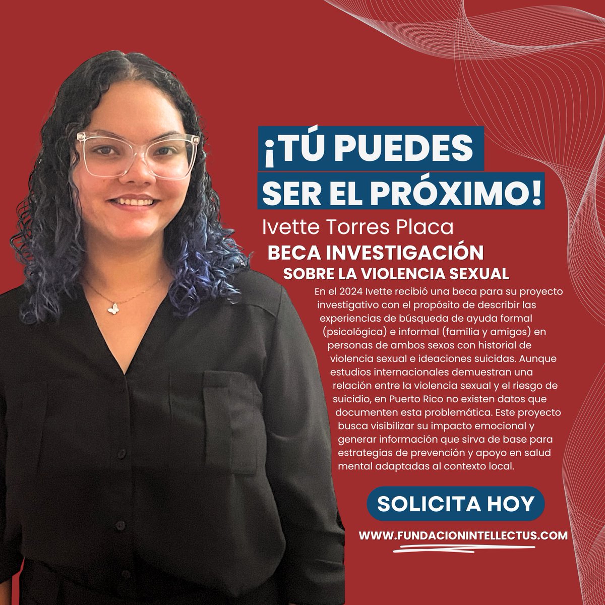 IntellectusPR's tweet image. ¿Estás realizando una investigación sobre violencia sexual en Puerto Rico? Esta beca puede ser para ti.
Accede a fundacionintellectus.com/investigacione… y somete tu solicitud hoy.
Para más información, escríbenos a info@fundacionintellectus.org o por WhatsApp al 787-209-8773.