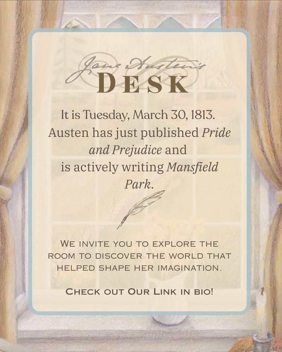 jaustensummer's tweet image. Follow Jane Austen's Desk on Instagram!  

Jane Austen's Desk provides users with a window into Austen's world and a space for scholars, fans, and general readers around the world to explore and learn. 

 Instagram handle: @janeaustensdesk  

#janeausten #publichumanities