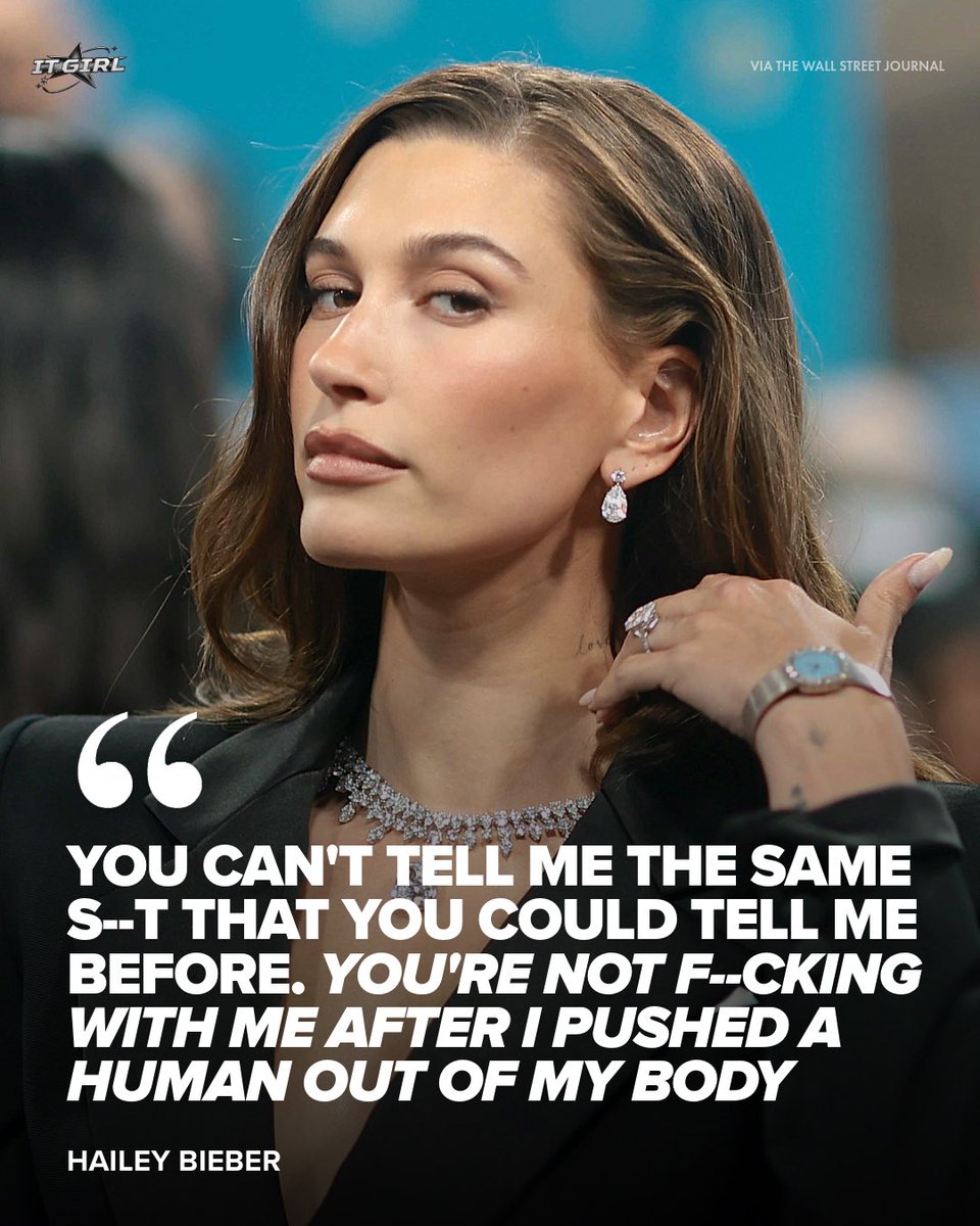 Hailey Bieber was named The Wall Street Journal’s 2025 Beauty Innovator for her brand Rhode, and she opened up about how becoming a mom to her son, Jack Blues Bieber, has changed her for the better 🥹