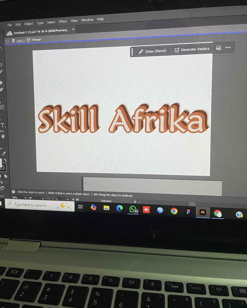 Halimatindesign's tweet photo. My assignment 🙂

I replicated the text effect taught in the the last design class. https://t.co/lvPPfBjV7y