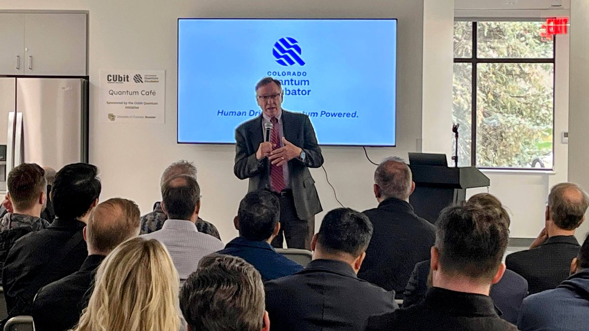 QuantumRingsInc's tweet image. Yesterday, @QuantumRingsInc was honored to speak at the #IterateOn AI Conference in Boulder, CO—a leading event uniting top enterprise AI leaders nationwide.
Our team joined the "Quantum + AI: A Field Trip Into the Future" session at the Colorado Quantum Incubator. The session…