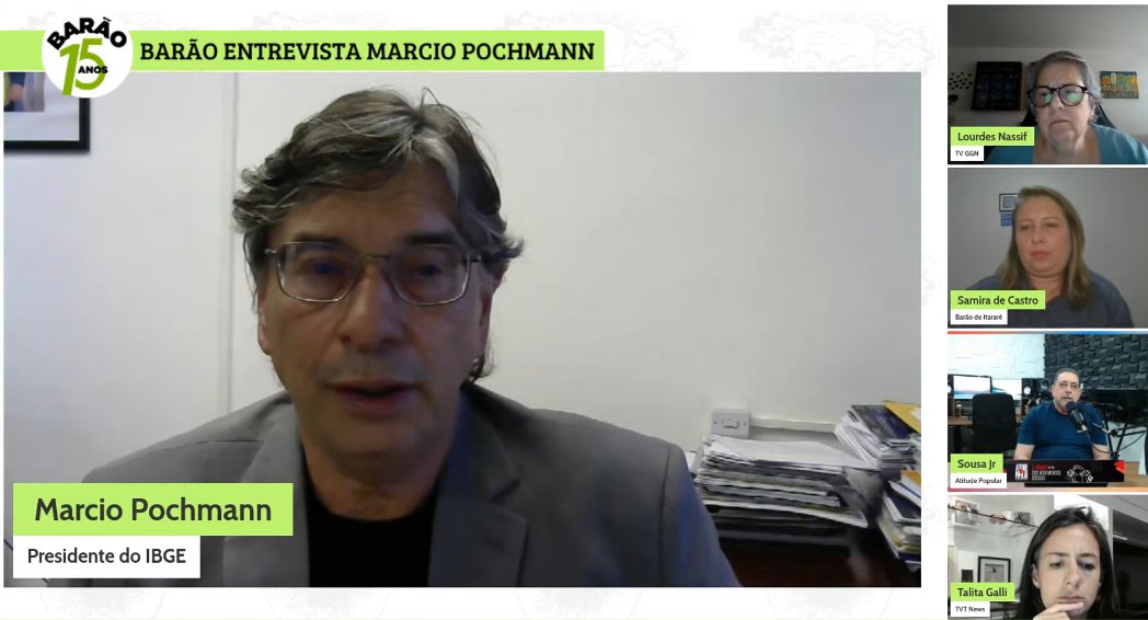 Marcio Pochmann | "Fazia 10 anos que o IBGE não recebia novos trabalhadores. Não houve concurso público, gerando esvaziamento da força de trabalho - é natural o envelhecimento, as aposentadorias. A falta de reajuste salarial também gerou um desânimo"