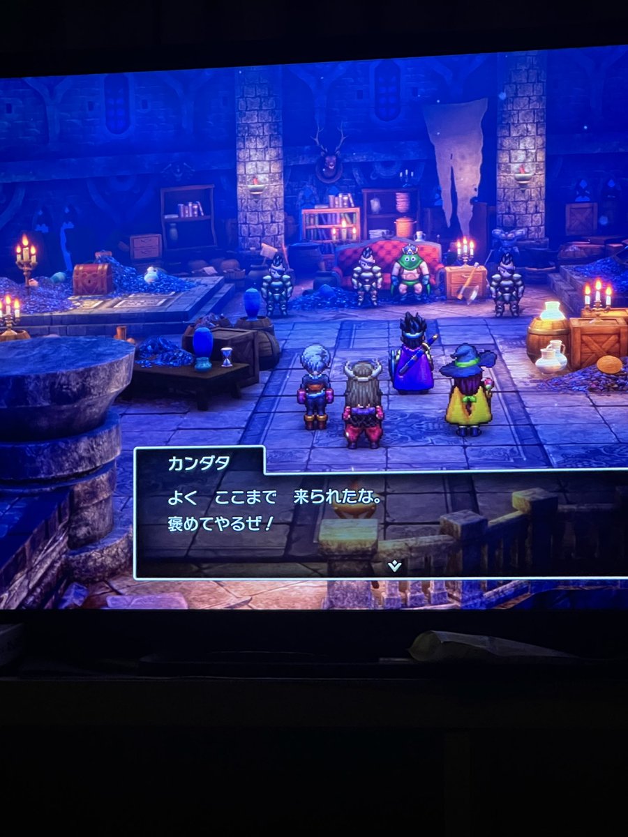カンダタごめん。ピラミッド終わるまで存在忘れてたよ。。

#ドラクエ3リメイク