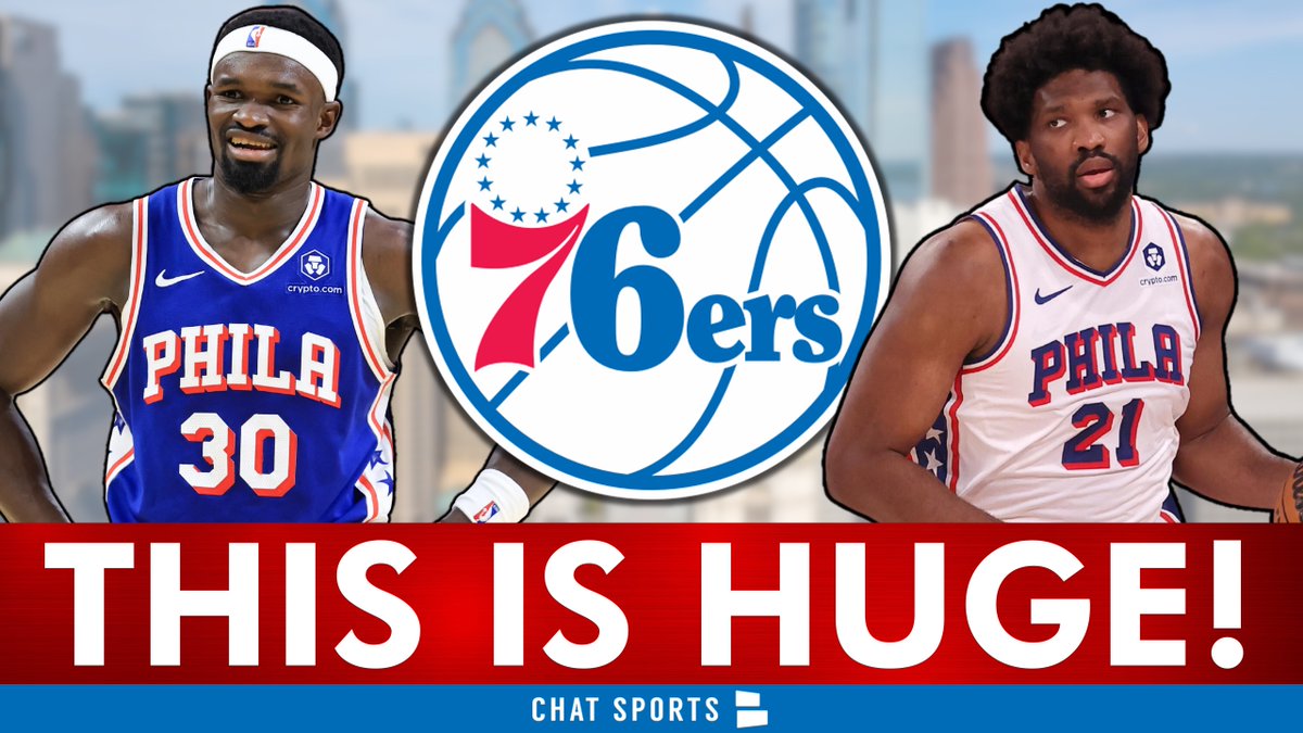 Is Joel Embiid officially back? Nick Nurse hinted he could play sooner than you might expect!

WATCH: youtube.com/watch?v=3xtnO1…

<a href="/ChatSports/">Chat Sports</a>
