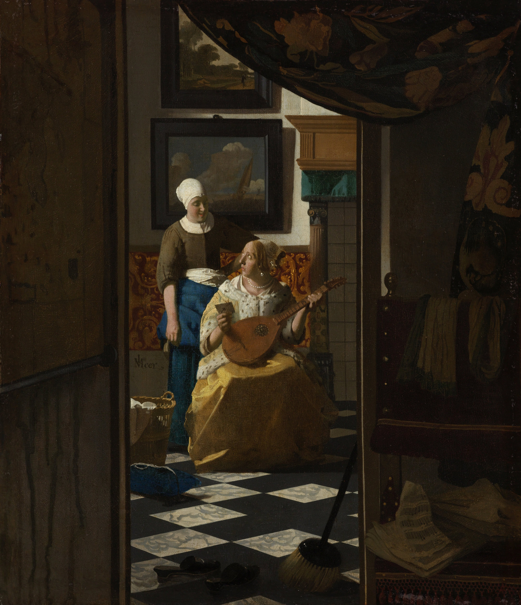 The Love Letter #artbots #vermeer