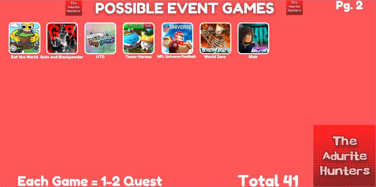 aduritehunters's tweet image. HALLOWEEN SPOTLIGHT NEWS |🎃

Here is the latest list of all games suspected to be in the event! This is update 2 for us.

#ROBLOX #RobloxDev #robloxevent #robloxhalloween #robloxspotlight #halloweenspotlight