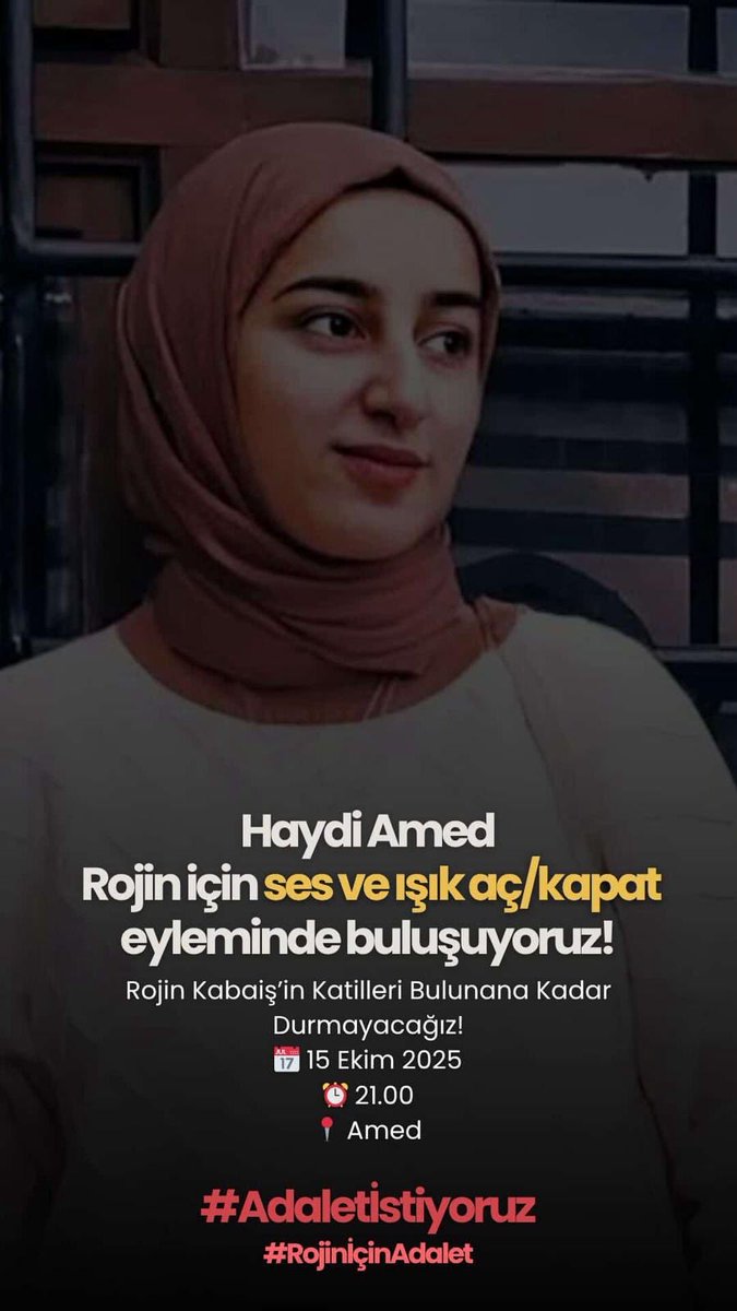 #ATKkimikoruyor
#RojinİçinAdalet