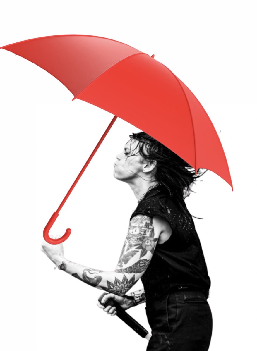 it’s been too long since i last saw hot milk so i photoshopped <a href="/hotmilkhan/">HAN MEE</a> holding an umbrella