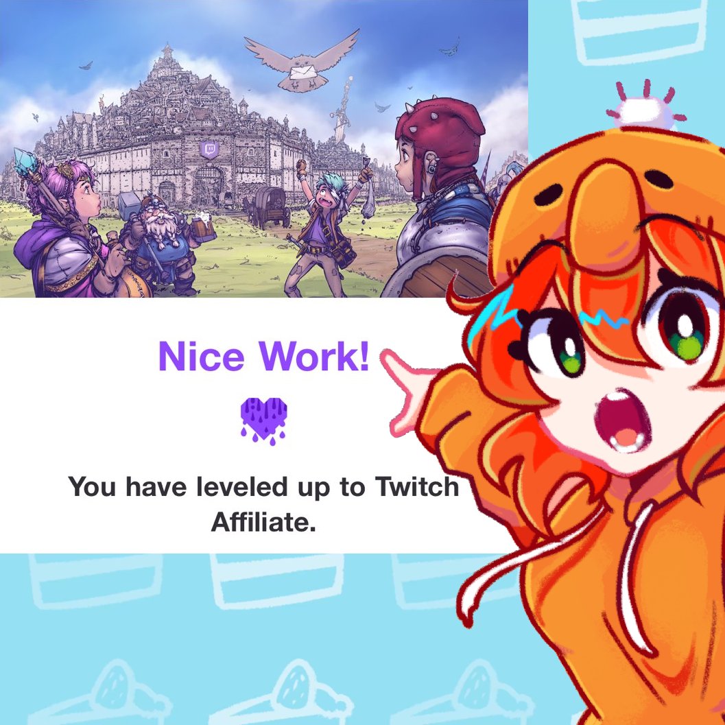 OxyCGolem's tweet image. OXY HIT AFFILIATE!! 🧡⚙️🍰
Thank you all for the INCREDIBLE Start!
#AffiliateProgram #twitchstreamer #Vtuber #ENVtuber