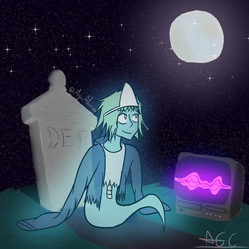 starwatching ghost.
#art #halloweenart #halloween
