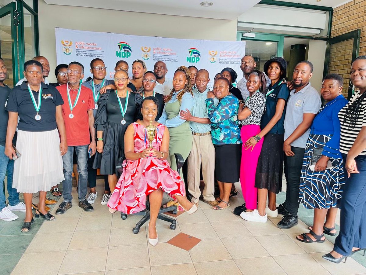 Department Of Public Works and Infrastructure (@departmentpwi) on Twitter photo The Department of Public Works and Infrastructure (DPWI) applauds the Polokwane Regional Office netball teamfor their outstanding performance at the 2025 Newsrc Tournament, held on 4 October 2025 in Rustenburg, North West Province.
The team secured an impressive 3rd place after The Department of Public Works and Infrastructure (DPWI) applauds the Polokwane Regional Office netball teamfor their outstanding performance at the 2025 Newsrc Tournament, held on 4 October 2025 in Rustenburg, North West Province.
The team secured an impressive 3rd place after