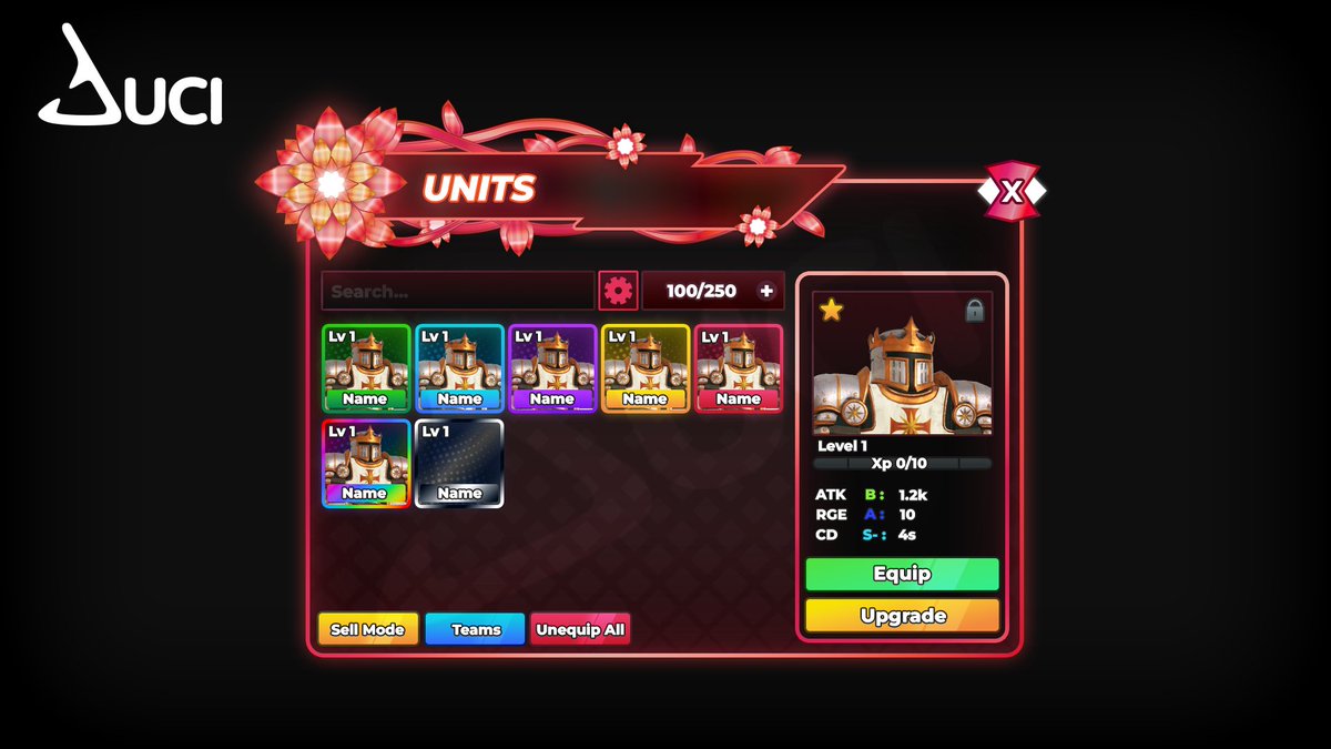 duciio's tweet image. Made an anime styled units ui🌸

❤️and♻️are appreciated

#ROBLOX #RobloxDev #RobloxUI #uidesign