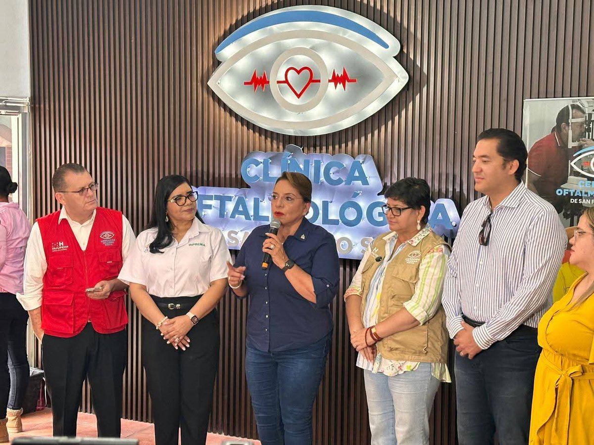 #Nacional | Presidenta Xiomara Castro supervisa clínica oftalmológica gratuita de SPS

La presidenta Xiomara Castro supervisó el funcionamiento de la clínica oftalmológica gratuita de San Pedro Sula, abierta al público desde el 29 de septiembre bajo el programa “Operación