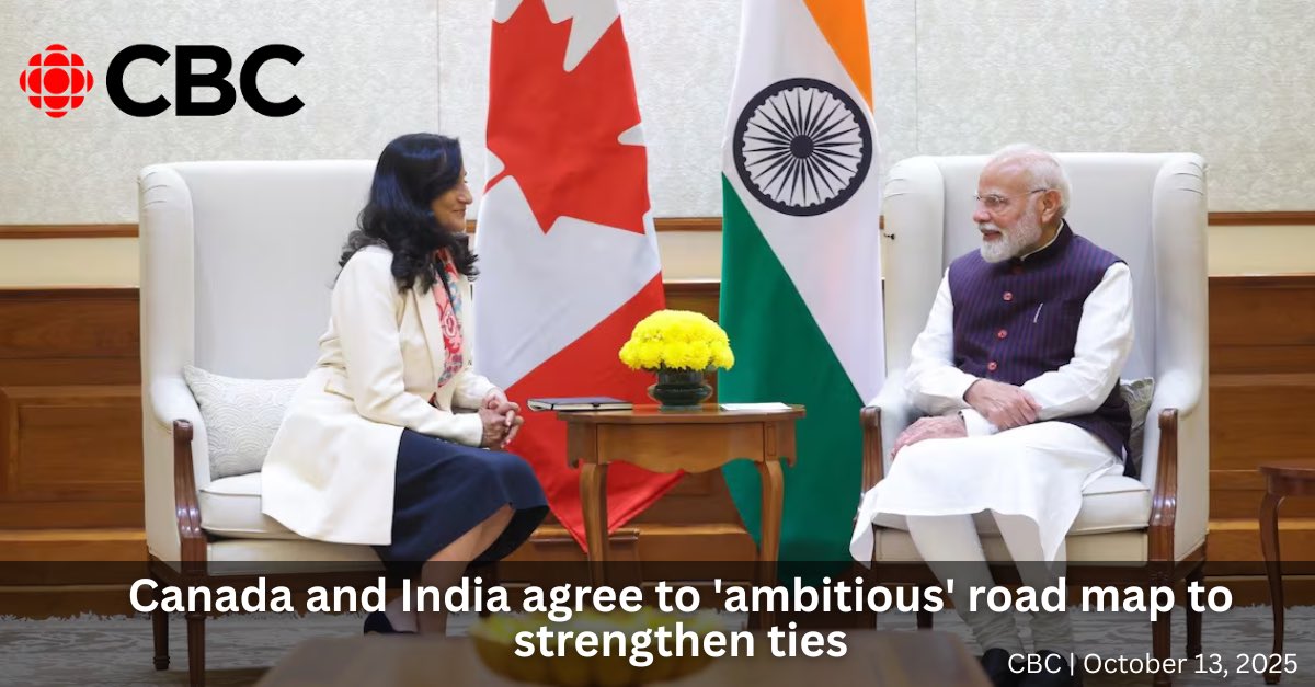 As Foreign Minister, my goal is to strengthen Canada’s diplomatic relationships around the world through dialogue and respect. 

Just wrapped a productive few days in India where we agreed on a new roadmap for Canada-India relations; one that will enhance economic cooperation,