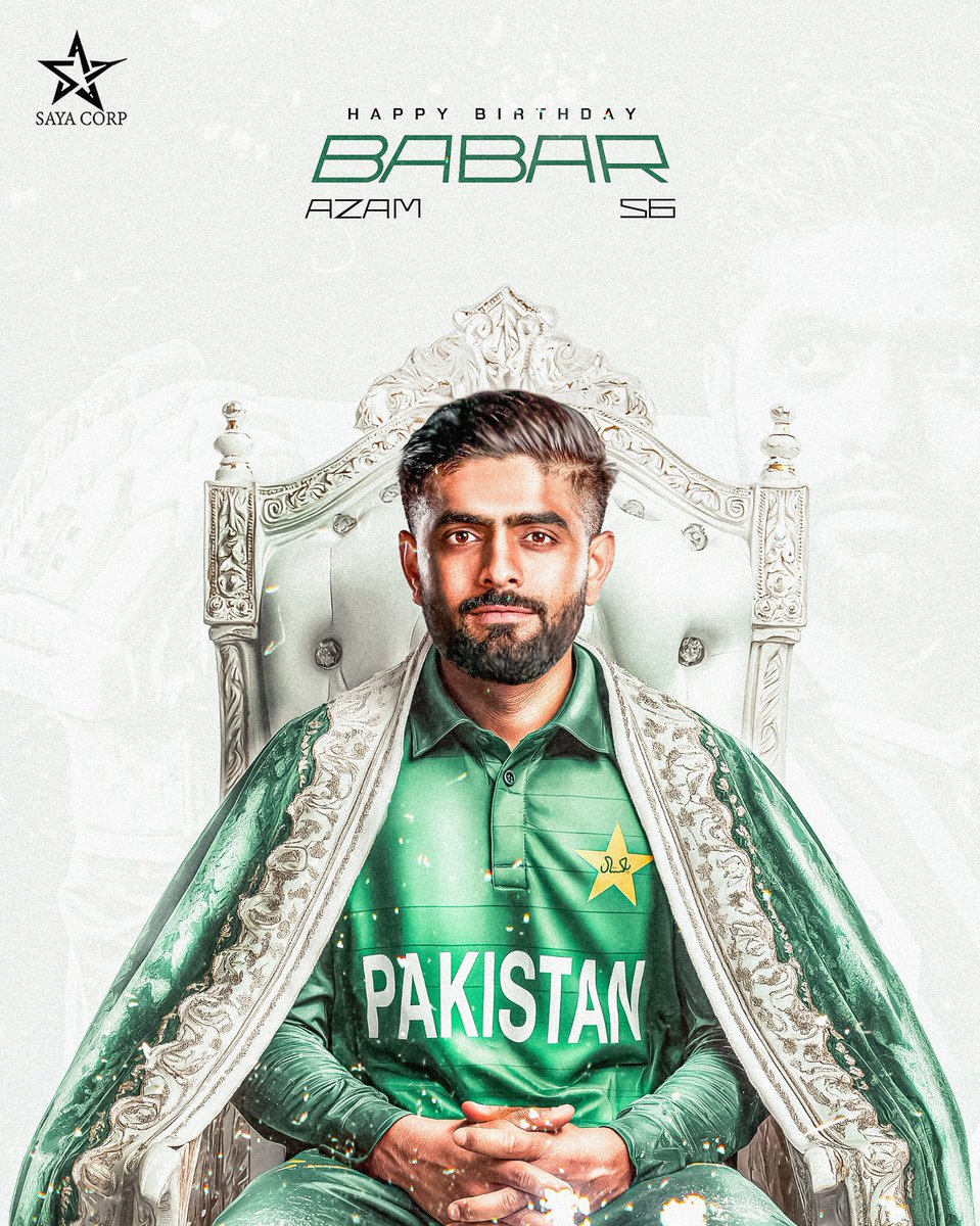 To the King who redefined consistency and class. Happy Birthday, Babar Azam!
#BabarAzam #BabarAzam𓃵 #HappyBirthdayBabarAzam #Afghanistan