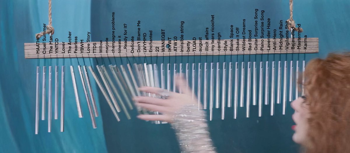 SOURtoBurn's tweet image. wait i just noticed that there’s a chime for every song on the original eras setlist